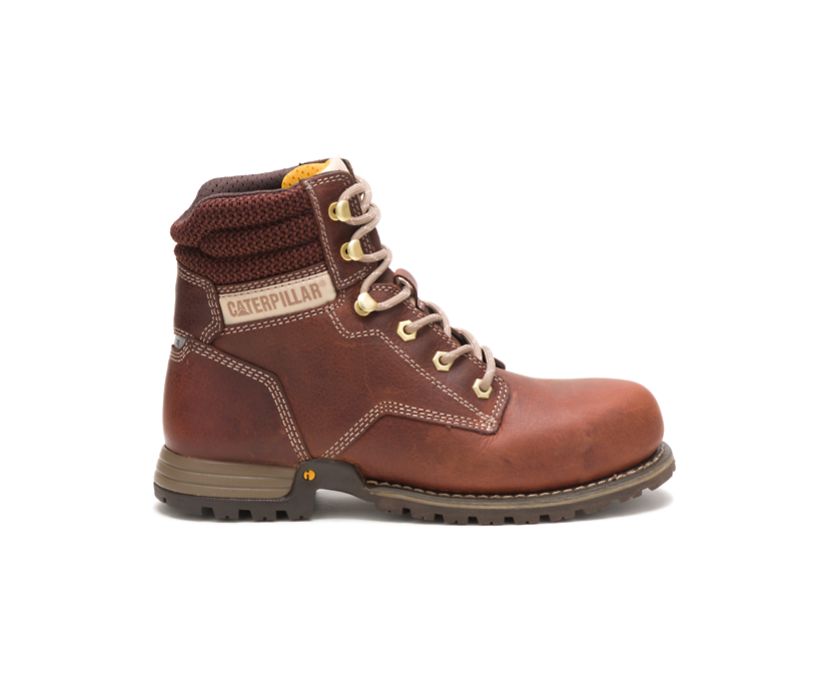 Damske Pracovne Topanky Caterpillar - Paisley 6 Steel Toe - Hnede ( 9687-CISLF )